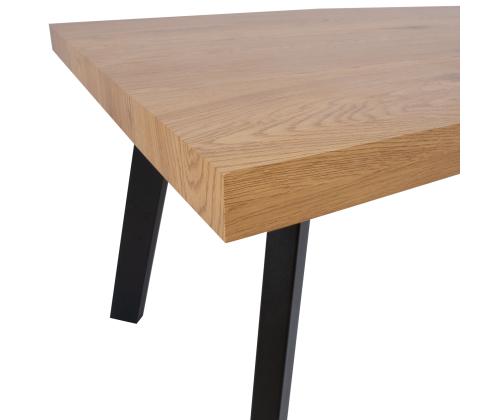 Söögilaud BRIGIT 159/198x84,5xH77cm, hele puit