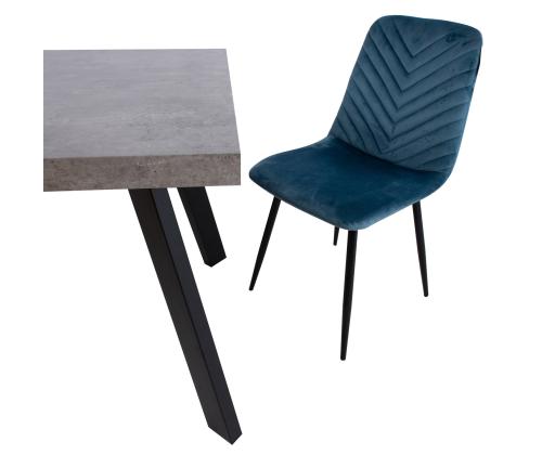 Tool BRIE 45x53xH89cm, sinine samet