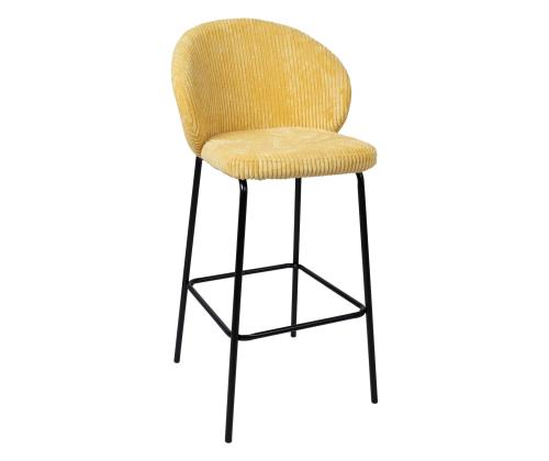 Baaritool ZIVA kollane velvet