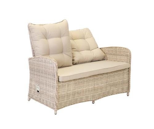 Aiamööblikomplekt EMERALD laud, diivan ja 2 tooli