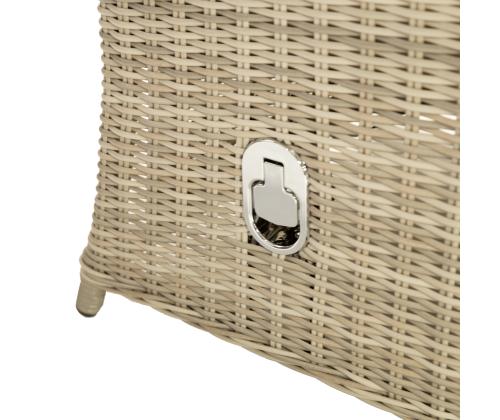 Aiamööblikomplekt EMERALD laud, diivan ja 2 tooli