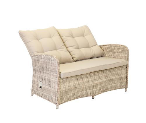 Aiamööblikomplekt EMERALD laud, diivan ja 2 tooli