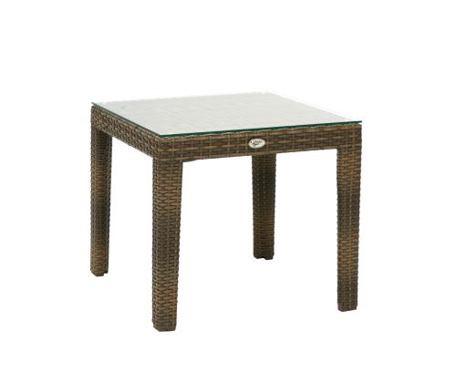 Abilaud WICKER 50x50xH45cm, cappuccino