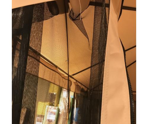 Sääsevõrgud varikatusele LEAF 3x3m must, polüestervõrk