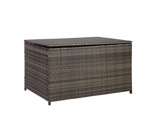 Padjakast WICKER 122x52xH62cm, tumepruun