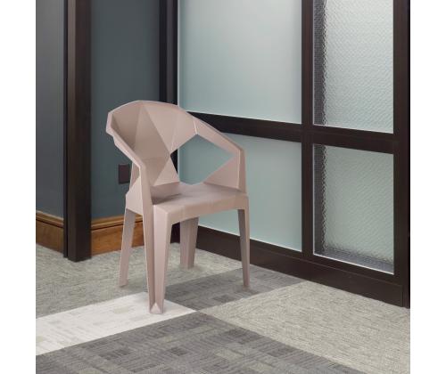 Tool MUZE 56x50,6xH80cm, taupe plastik