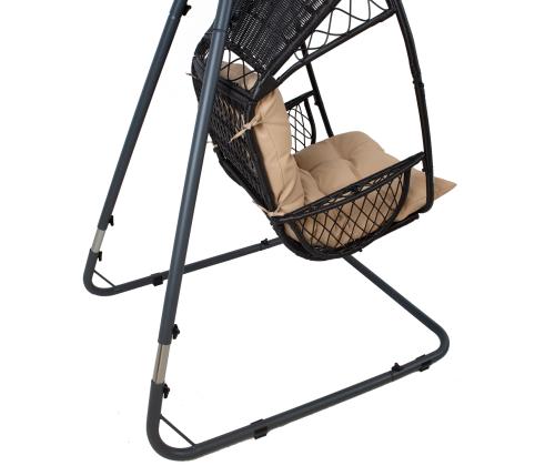 Alus ripptoolile 116x136xH195/230cm, tumehall