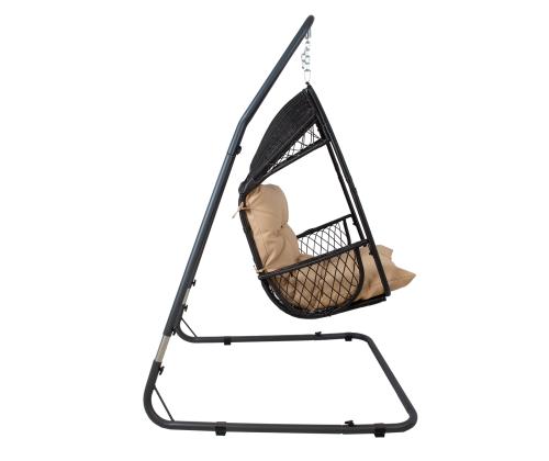 Alus ripptoolile 116x136xH195/230cm, tumehall