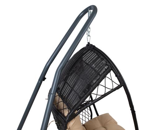 Alus ripptoolile 116x136xH195/230cm, tumehall