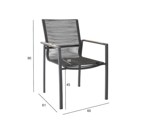 Tool MONTANA 60x61xH90cm, hall