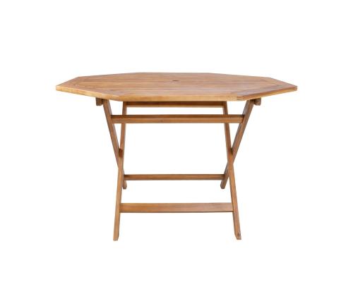 Laud FINLAY 120x120xH72cm, 8-nurkne, akaatsia