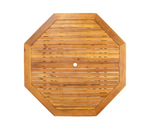 Laud FINLAY 120x120xH72cm, 8-nurkne, akaatsia