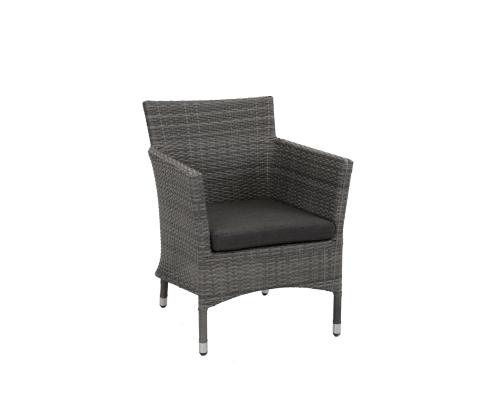 Aiamööblikomplekt WATERS laud, diivan ja 2 tooli, hall