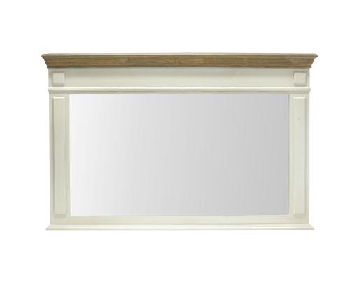 Peegel SAMIRA 107x4,5x70cm, antiikvalge/naturaalne