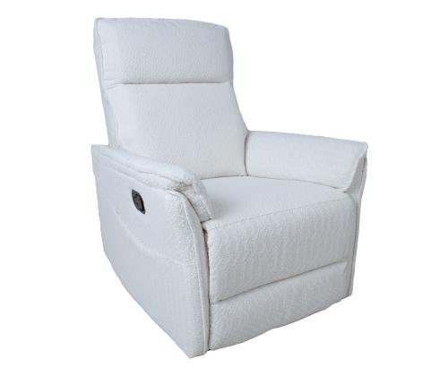 Tugitool GERRY manuaalne recliner, valge
