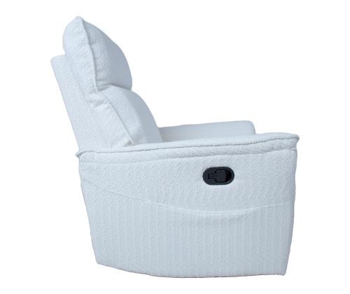 Tugitool GERRY manuaalne recliner, valge