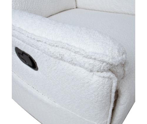 Tugitool GERRY manuaalne recliner, valge