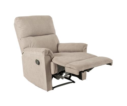 Tugitool GUSTAV manuaalne recliner 80x92xH104cm, taupe