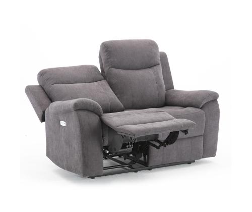 Diivan MILO 2-kohaline elektriline recliner, hall