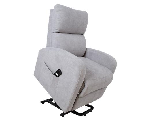 Tugitool BARNY elektriline lift recliner 72x93xH104cm, helehall