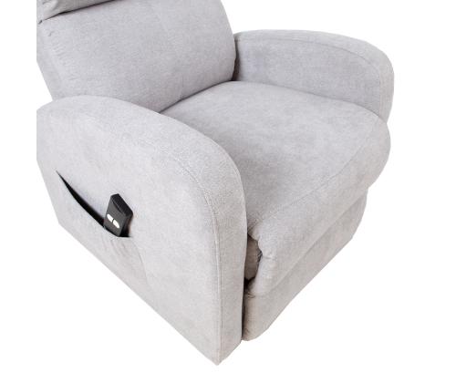 Tugitool BARNY elektriline lift recliner 72x93xH104cm, helehall