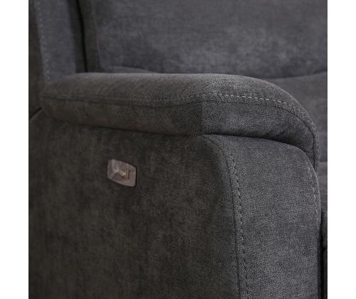 Diivan MIMI 3-kohaline elektriline recliner 208x93xH102cm, hall