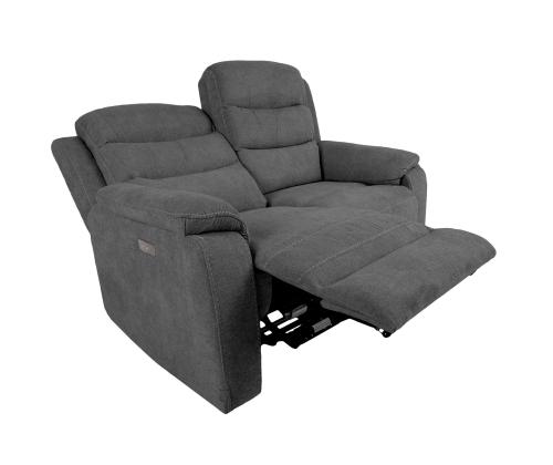 Diivan MIMI 2-kohaline elektriline recliner, hall