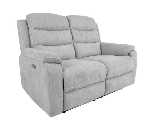 Diivan MIMI 2-kohaline elektriline recliner, helehall