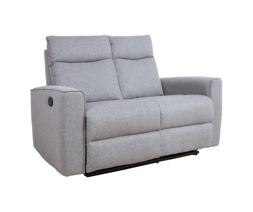 Diivan MORA 2-kohaline manuaalne recliner, hall
