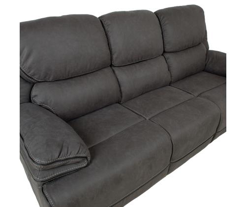 Diivan GORDY 3-kohaline manuaalne recliner 224x93xH106cm, hall