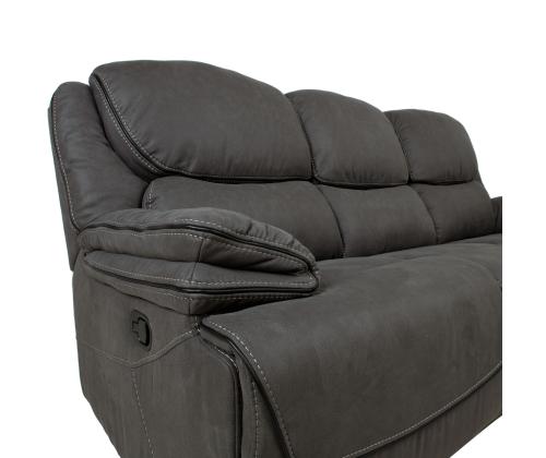 Diivan GORDY 3-kohaline manuaalne recliner 224x93xH106cm, hall
