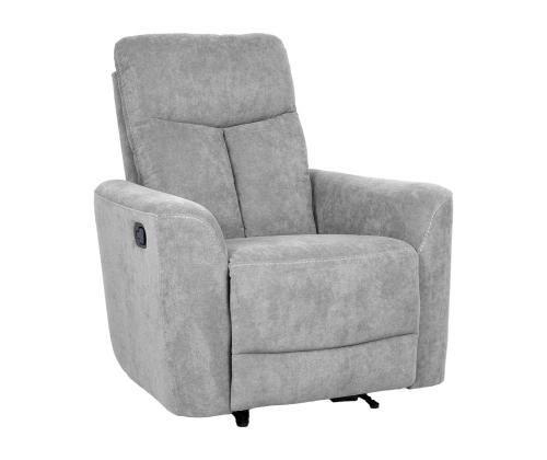 Tugitool GEMMA manuaalne recliner 89x98xH106cm, helehall