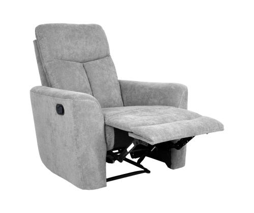 Tugitool GEMMA manuaalne recliner 89x98xH106cm, helehall