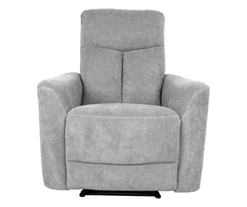 Tugitool GEMMA manuaalne recliner 89x98xH106cm, helehall