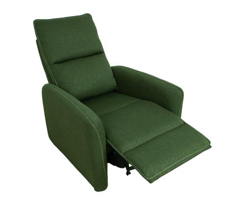 Tugitool ZAC push back recliner 74x95xH101cm, roheline