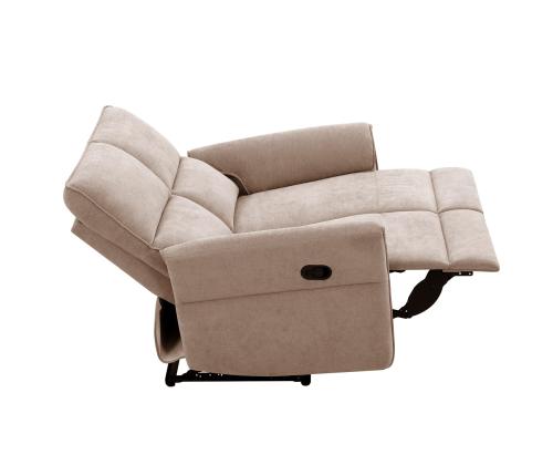 Diivan DAMIKA 2-kohaline elektriline recliner 143x92xH103cm, helepruun