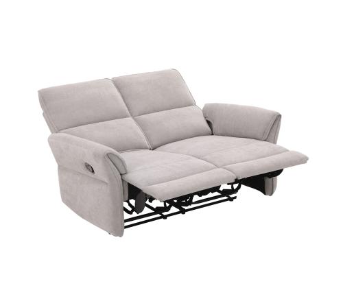 Diivan DAMIKA 2-kohaline elektriline recliner 143x92xH103cm, hall