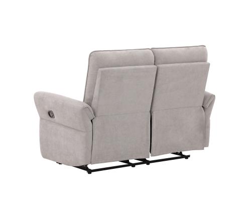 Diivan DAMIKA 2-kohaline elektriline recliner 143x92xH103cm, hall