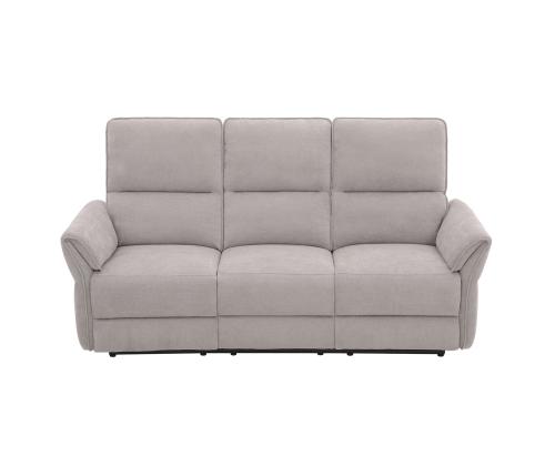 Diivan DAMIKA 3-kohaline elektriline recliner 200x92xH103cm, hall