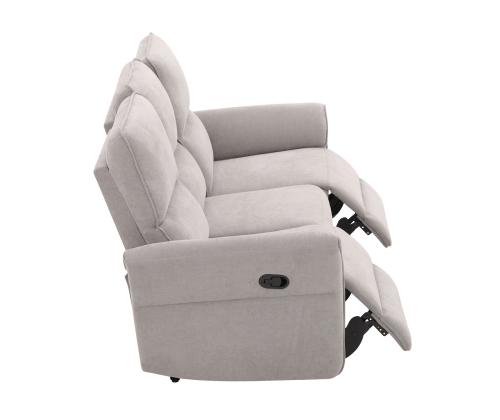 Diivan DAMIKA 3-kohaline elektriline recliner 200x92xH103cm, hall