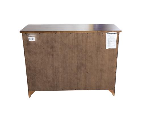 Kummut JAMES 120x46xH91cm, rustik tamm