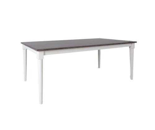 Söögilaud JANELLE 183x91xH75cm, hall/valge