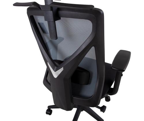 Arvutitool/kontoritool MIKE 64x65xH110-120cm, must/hall