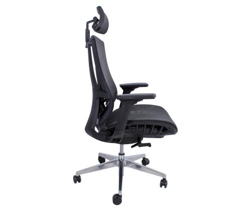 Arvutitool/kontoritool FLEX 70x70xH116-126cm, must