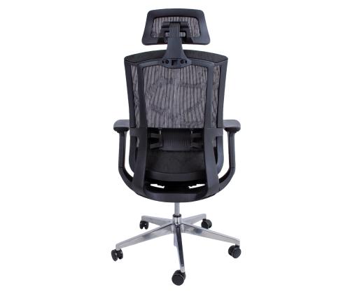 Arvutitool/kontoritool FLEX 70x70xH116-126cm, must