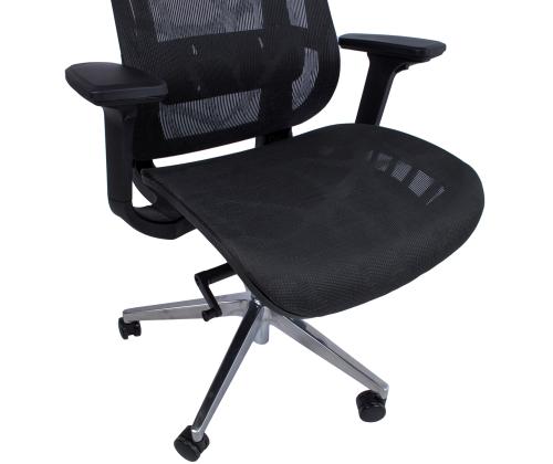 Arvutitool/kontoritool FLEX 70x70xH116-126cm, must