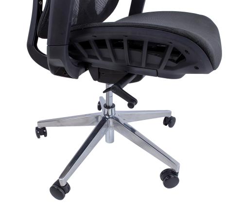 Arvutitool/kontoritool FLEX 70x70xH116-126cm, must