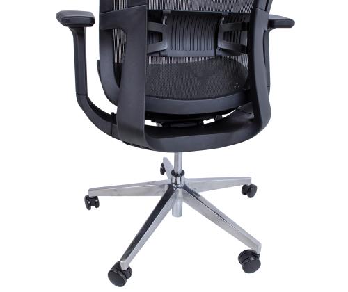 Arvutitool/kontoritool FLEX 70x70xH116-126cm, must