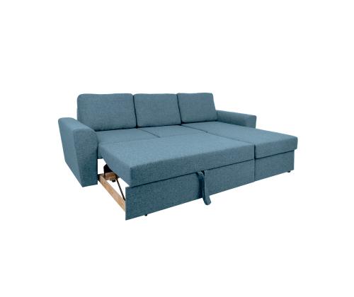 Nurgadiivanvoodi INGMAR 242x168/92xH92cm, helesinine