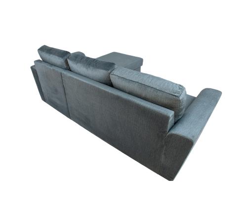 Nurgadiivanvoodi INGMAR 242x168/92xH92cm, roheline samet